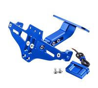 Portamatrículas Moto para CFMOTO CF para Moto 450MT para 450 MT 2024 2025 2026 Soporte Placa Matrícula para Motocicleta Soporte Registro Licencia 450mt para Fender Eliminator(Blue)