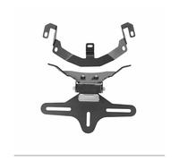 Portamatriculas Moto Para CFMOTO CF800NK 800NK 2023 Soporte De Placa Matrícula Luz Señal Giro Culata Trasera Corta Para Motocicleta Soporte Matrícula Motocicleta(Plata)