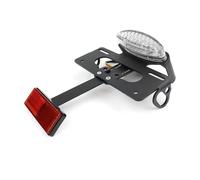 Portamatriculas Moto para CMX500 para Rebel 2017-2019 Guardabarros Limpio Trasero Eliminador Kit Marco para Matrícula Trasera Soporte Soporte matrícula(Clear)