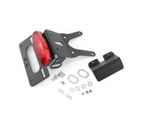 Portamatriculas Moto para CRF250L para CRF250M 2013-2022 para CRF250 para Rally Trasero Tidy Soporte para Matrícula Guardabarros Eliminador Kit Negro Matricula Motos Soporte(Red)