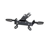 Portamatriculas Moto para Kawasaki para ER6N para ER6F para Ninja 650 para EX650 2012-2016 Eliminador LED para Guardabarros Señal Giro Limpia Trasera Matricula Motos Soporte(Smoke-Holder)