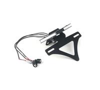 Portamatriculas Moto para Kawasaki para Ninja 636 para ZX-6R 2024 2025 Soporte para Matrícula Motocicleta Guardabarros Trasero Limpio Eliminador De Luz LED Matricula Motos Soporte