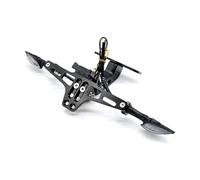 Portamatriculas Moto para Kawasaki para Ninja 650 2017 2018 2019 2020 2021 2022 2023 Luz De Señal De Giro De Matrícula Trasera De Motocicleta Soporte matrícula(C Style)