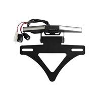 Portamatriculas Moto para Kawasaki para Ninja para ZX-4R para ZX4R RR para ZX25R Soporte Matrícula Señal Giro LED Integrado para Motocicleta Ordenado Cola Corta Matricula Motos Soporte