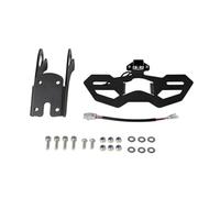 Portamatriculas Moto para Kawasaki para Ninja para ZX-6R para ZX636 2024-2025 Soporte Matrícula Motocicleta Marco Ordenado Trasero Guardabarros Eliminador Luz LED Matricula Motos Soporte