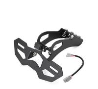 Portamatriculas Moto para Kawasaki para Ninja ZX-4R ZX-4RR ZX-25R Soporte para Matrícula Motocicleta Guardabarros Trasero Luz LED(Type A)
