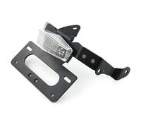 Portamatrículas Moto para Kawasaki para Vulcan S para ABS 2015-2024 para Vulcan para Cafe 2018-2024 Trasero para Guardabarros Soporte para Matrícula para Fender Eliminator(Clear)