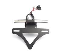 Portamatriculas Moto para Kawasaki para Z1000 2018-2023 Soporte Matrícula Trasera De Motocicleta Guardabarros Limpio Trasero Eliminador Kit De Luz LED Soporte matrícula