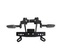 Portamatriculas Moto para Kawasaki para Z650RS 2022-2025 Eliminador De Guardabarros Motocicleta Trasero Ordenado LED Señal Giro Soporte Placa Registro Matricula Motos Soporte(Smoke Gray)