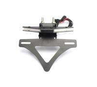 Portamatriculas Moto para Kawasaki para Z900 2017-2025 Soporte para Matrícula De Marco Trasero Motocicleta Luz LED En Forma Número Eliminador Guardabarros Matricula Motos Soporte(2025)