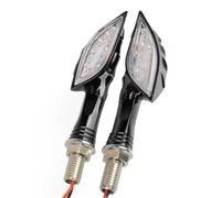 Portamatrículas Moto para Kawasaki Z650 Z 650 2018 2017-2023 Universal Motocicleta Soporte para Matrícula LED Marco Matrícula Soporte Luz LED para Fender Eliminator(SL-004 Black)