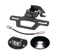 Portamatriculas Moto para Kawasaki ZX-6R para Ninja ZX 636 | Soporte oculto para matrícula eliminador de guardabarros trasero ordenado para motocicleta luz LED(Item A)