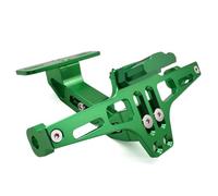 Portamatriculas Moto para para Tmax 500 para Tmax500 para T MAX para TMAX 530 2001-2020 Soporte De Placa Matrícula Luz Señal Trasera Motocicleta(Green)