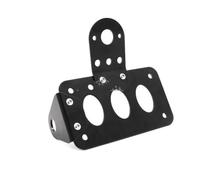 Portamatriculas Moto para Placa Soporte Licencia Ciclomotor Scooter Montaje Lateral Eje