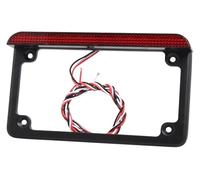 Portamatriculas Moto para Suzuki Soporte Matrícula Rectangular Motocicleta con Eliminador Guardabarros Luz Trasera(2)