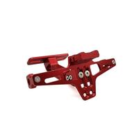 Portamatrículas Moto para Vmax 1200 1700 V para MAX para Tenere 700 para Xtz700 CNC Marco de Placa de matrícula de Motocicleta Soporte con señal para Fender Eliminator(Red)