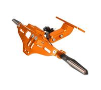 Portamatriculas Moto para XT660 /R/X para Tenere 2004-2010 2011 2012 2013 2014 2015 2016 2017 Soporte para Matrícula Trasera Luz De Señal De Giro Soporte matrícula(P Style)