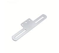Portamatriculas Moto Soporte De Matrícula para Motocicleta Luz Trasera Lámpara Freno Ajuste Universal para La Mayoría Las Bicicletas Cromado Negro Matricula Motos Soporte(Chrome)