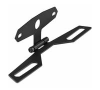 Portamatriculas Moto Soporte De Placa Matrícula Universal para Motocicleta Luz Trasera Plegable para ATV Dirt Bike Accesorios Montaje Trasero Impermeables Matricula Motos Soporte