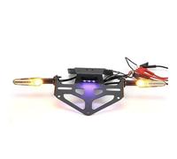 Portamatrículas Moto Soporte para Matrícula Trasera Motocicleta, Organizador Trasero para Guardabarros CNC, para Tenere 700, 2019-2021, 2022, 2023 para Fender Eliminator(Bundle B)