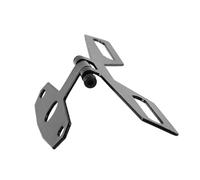 Portamatrículas Moto Soporte Placa Matrícula para Motocicleta, Soporte Luz Trasera, Marco Placa Matrícula Plegable, Soporte Universal para Motocicleta para Fender Eliminator