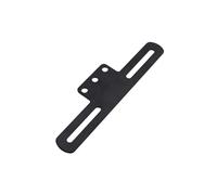 Portamatrículas Moto Soporte Universal para matrícula de Motocicleta, Soporte de luz Trasera, Soporte de Montaje para Fender Eliminator(Negro)