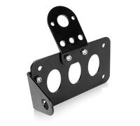 Portamatrículas para Sportsters para Bobber para Chopper Accesorio para Motocicleta Soporte De Placa De Matrícula De Montaje Lateral De 3/4" Eliminador de Guardabarros