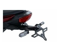 Soporte de matrícula R&G RACING negro para Honda CB125R.