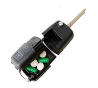 Portamedicamentos portátil - Pastillero con llave de coche simulada | Práctico pastillero para trabajo y camping | Impermeable y duradero