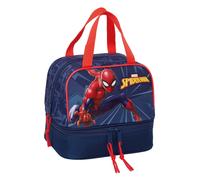 SPIDERMAN - Portameriendas, Portatodo, Calidad y Máxima Resistencia, Porta Comida, Recreo, Merienda y Desayuno, 20x15x20 cm