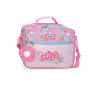 Enso Girl Zone Neceser Adaptable con Bandolera Fucsia 25x21x11 cm Poliéster