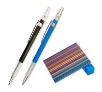 Portaminas 2.0 mm Mecánicos Lápices Lápices Mecánicos - Portaminas, con Mina de Colores de 2mm - Perfectos para Escribir, Dibujar y Planificar Manualidades, Ilustrac