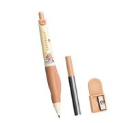Portaminas automático de agarre ergonómico con caja de recambios y sacapuntas de 2,0 mm, para estudiantes y niños, agarre ergonómico mecánico