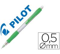 Portaminas Pilot Super Grip verde claro 05 mm mango de goma