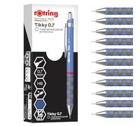 Portaminas rOtring Tikky | HB 0,7 mm | Cuerpo iris | Ligero con agarre de goma
