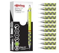 Portaminas rOtring Tikky | HB 0,7 mm | Cuerpo Spidermum | Ligero con agarre de goma