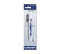 Portaminas triangular Staedtler Triplus Micro 77427BK25D de 0,7 mm con tubo de recarga de minas