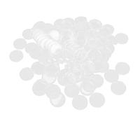 Portamonedas, 100 Piezas/Juego de cápsulas de Monedas Transparentes de 32 mm, contenedor de Almacenamiento, Caja organizadora de Almacenamiento de plástico para Suministros de colección, Caja