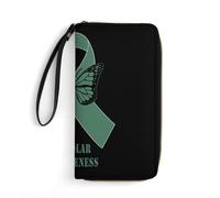 Portamonedas Concienciación sobre El Trastorno Bipolar Billetera Bolsa con Cremallera Carteras Tarjeteros Encantador Coin Purse para Mejor Amigo, Amante, Hija