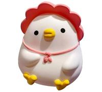 Portamonedas De Ahorro para Efectivo - Hucha Grande con Forma De Pollo - Contenedor para Ahorrar Dinero para Niños, Fácil De Transportar, Ideal para Exhibir En La Habitación Y Desarrollar Habilidades