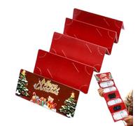 Portamonedas para Navidad - Clip de Dinero Festivo con sobre,Organizador De Tarjetas De Felicitación para Fiestas | para Niños Niñas Navidad Cumpleaños Escuela Adultos Fiesta Celebración