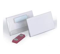 Portanombre de lámina dura con imán DURABLE, H x A 40 x 75 mm