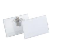 Portanombres con pinza combinada DURABLE, H x A 54 x 90 mm