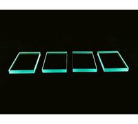 Portaobjetos de Vidrio de Sodio y Calcio for Uso en Laboratorio - 1 cubreobjetos Transparente for microscopía(80 * 80 * 1mm*100)