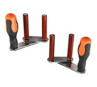 Portaobjetos ergonómico con marco de acero, soporta 115.0 kg, herramienta compacta de 920 g, herramienta de manipulación de construcción, abrazaderas ergonómicas de elevación