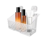 Portaoggetti a - per Organizer per doccia da 25,1x14x13,6 cm, mensola da bagno a parete, rastrelliera da cucina senza perforatura per condienti, Organizer da bagno facile da pulire c
