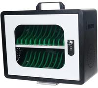 Portaoggetti per Telefono con Serratura a Combinazione - 32 Scomparti Contenitore da Parete Antiscivolo con Maniglia e Divisori Sicuro e Spazioso.