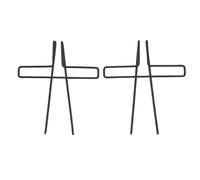 Portapáginas con Clip para libros de música, 10 Uds., soportes para partituras de Metal, soporte para páginas de libros para lectura, soporte abierto para libros portátil (BLACK)