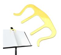 Portapáginas de clip de libro, Portapáginas de metal manos libres, Clip de libro para lectura, hojas de música fuertes para hoja de piano, piano, escuela de clase, soporte de partituras, c