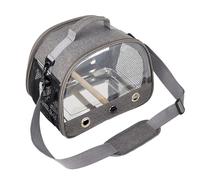Portapájaros Jaula de Viaje - Transportador Plegable para Mascotas, Bolsa de Viaje Fácil de Gestionar | Jaula para Pájaros Con Perca, Transportador Portátil Transpirable Para Aves Y Mascotas Pequeñas
